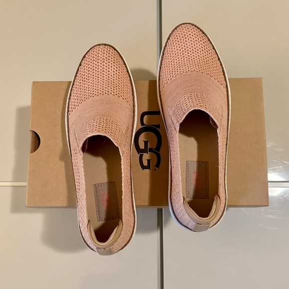 UGG Sammy Metallic Slip-On Sneakers in Topical Peach - Picture 6 of 13